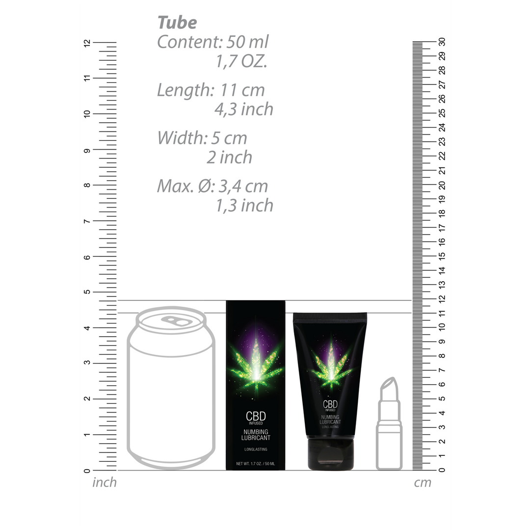 CBD Numbing Lubricant - 2 fl oz / 50 ml