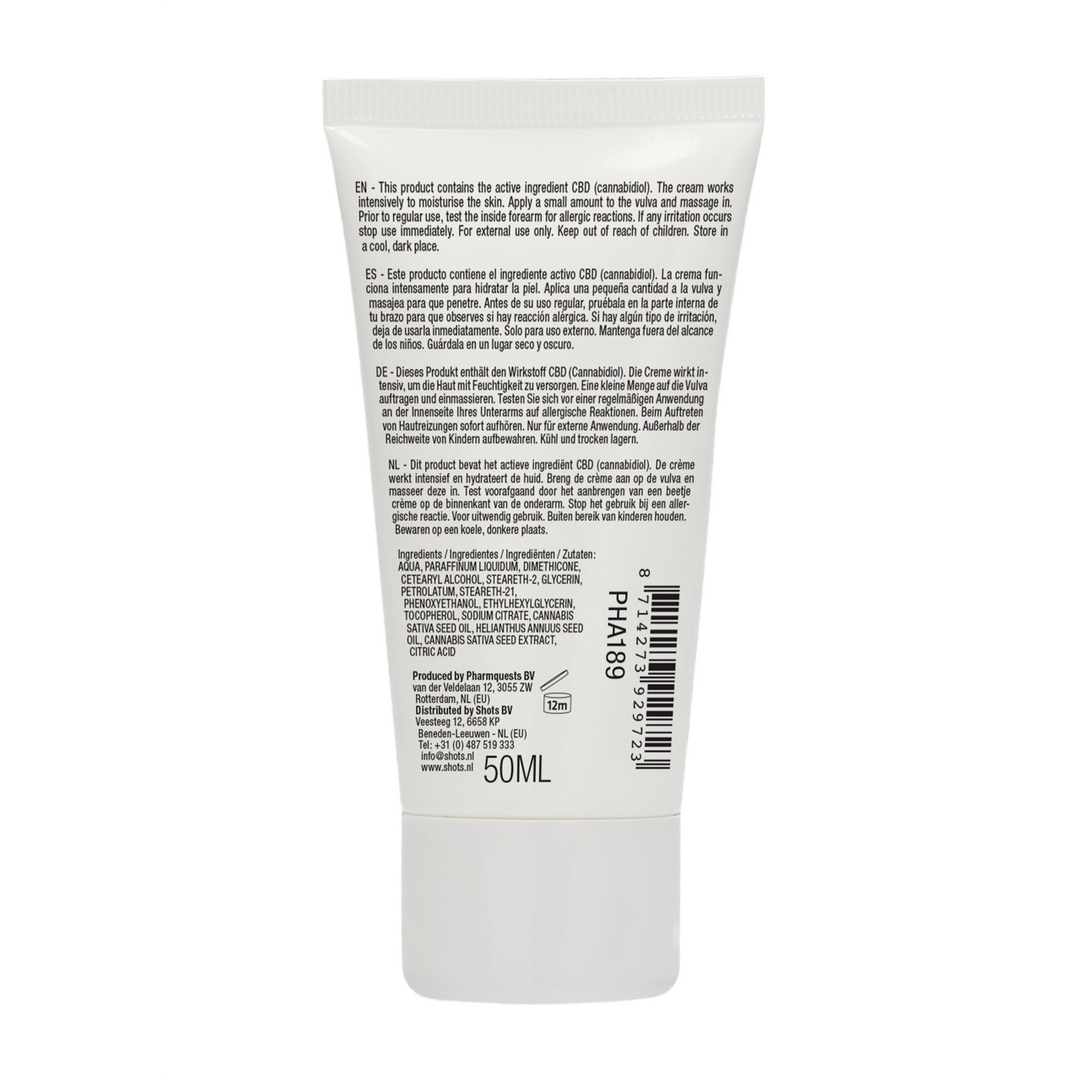 Natural CBD - Masturbation Cream for Her - 2 fl oz / 50 ml