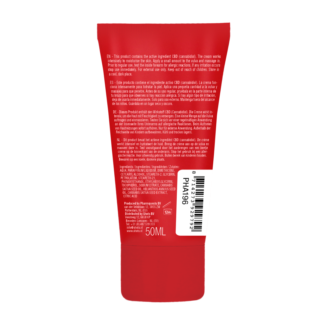 CBD original d'Amsterdam - Crème de masturbation pour elle - 50 ml