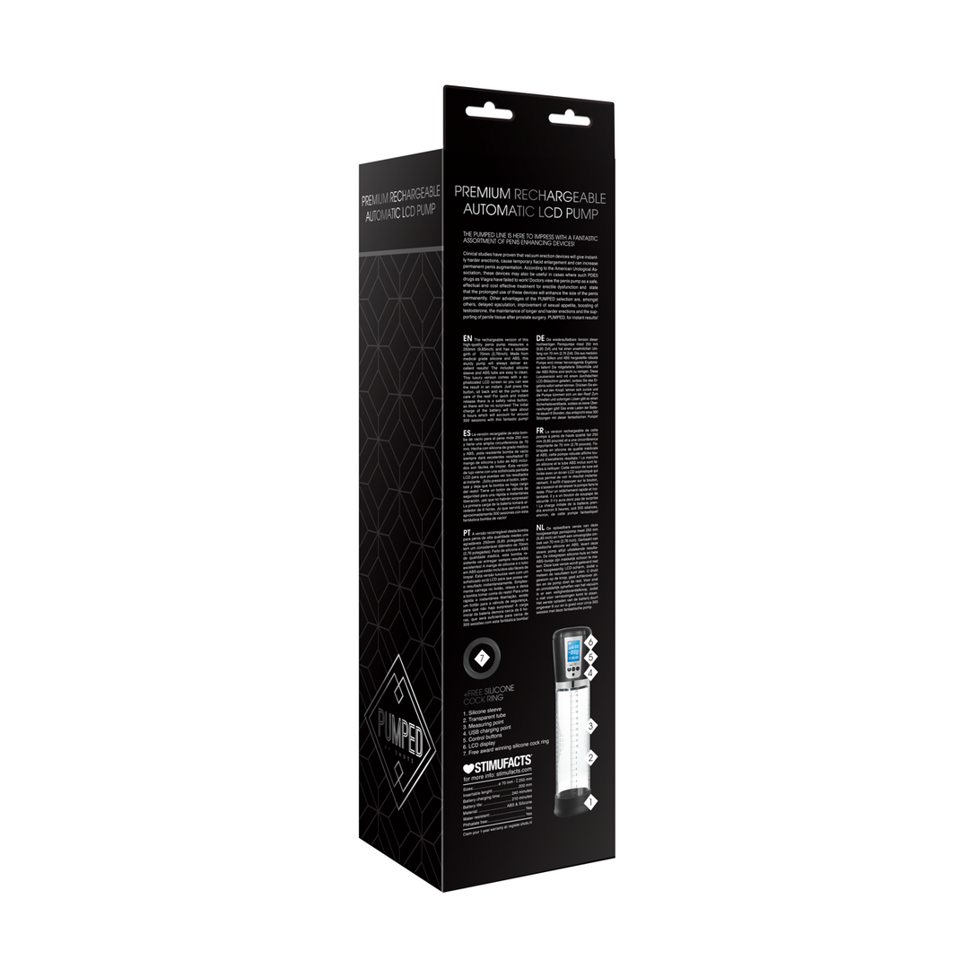 Pompe automatique rechargeable LCD Premium