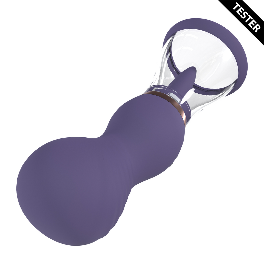 Sensual - Rechargeable Vulva and Breast Pump - Purple - Tester