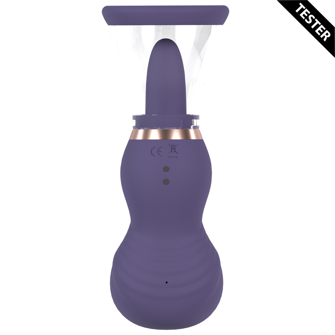 Sensual - Rechargeable Vulva and Breast Pump - Purple - Tester