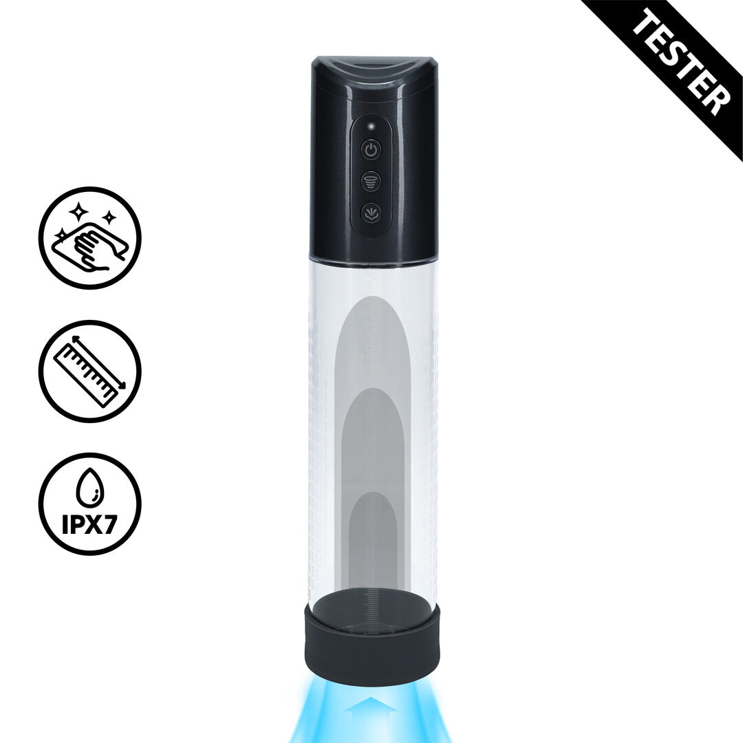 HyperPump - Rechargeable Penis Pump - Gun Metal - Tester