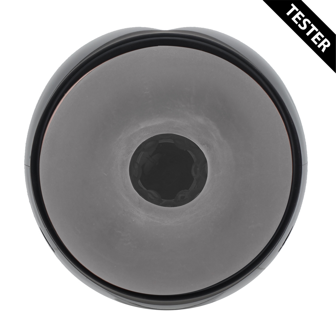 Virtuo - Suction and Vibration Masturbator Pump with Phone Attachment - Gun Metal - Tester