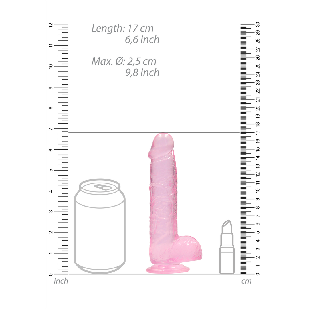 Realistic Dildo with Balls - 15 cm