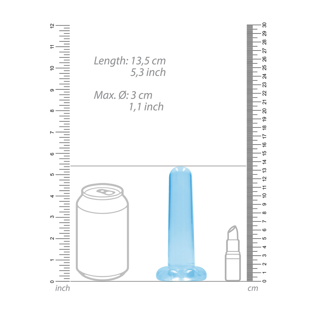 Godemichet non réaliste avec ventouse - 5 / 13,5 cm