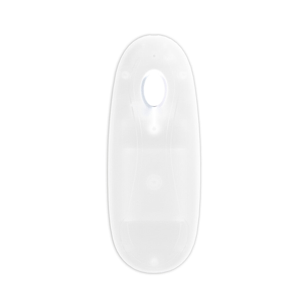 LED Vibrating Straight Cock with Balls - 8 / 20 cm - Transparent