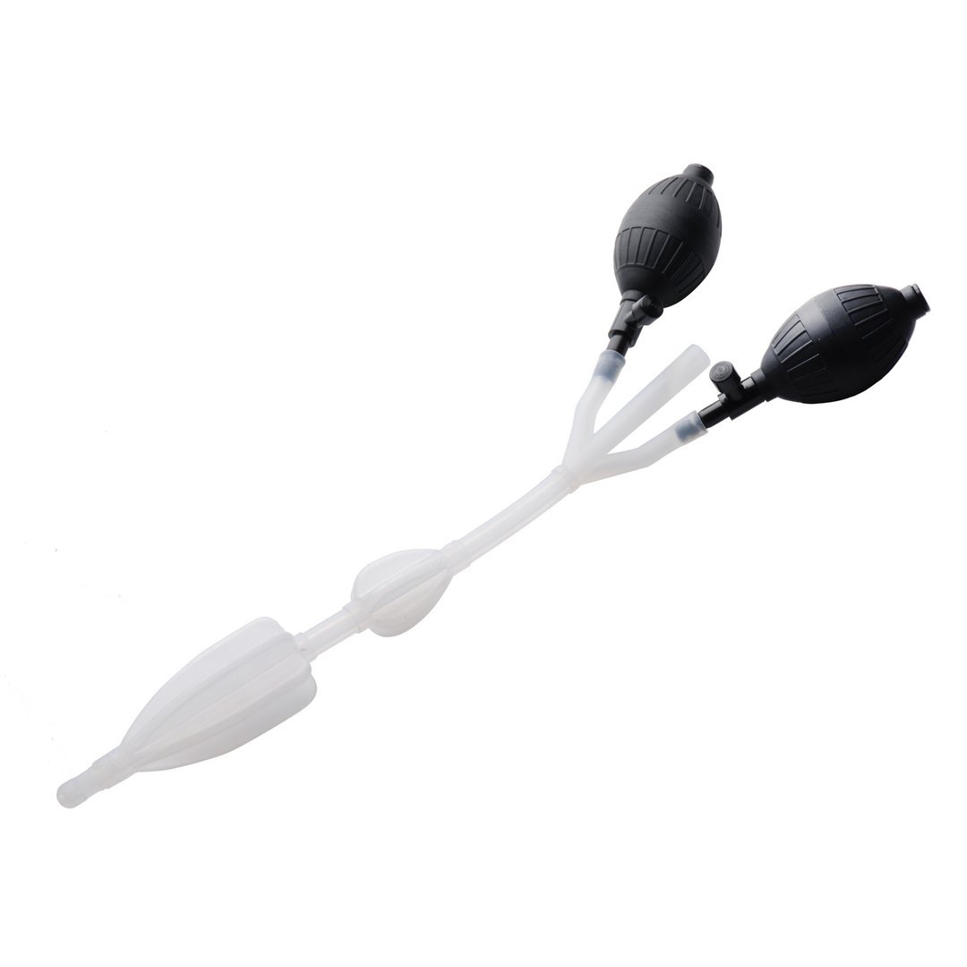 Cathéter anal en silicone avec poires