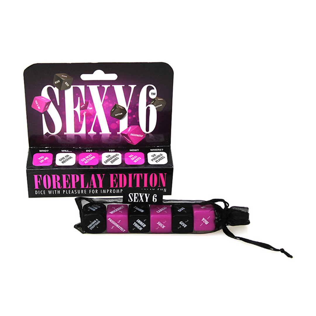 Dés 6 Sexy - Dés de préliminaires sexy
