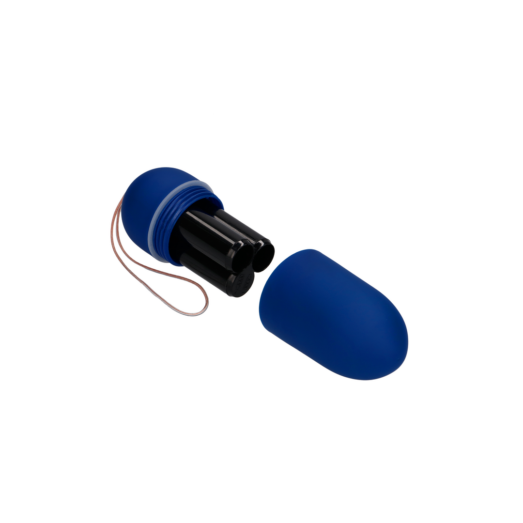 Œuf vibrant 10 vitesses avec télécommande - L - Bleu