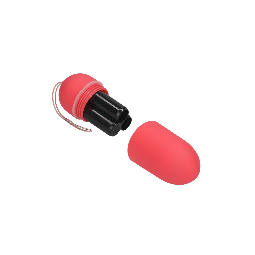 Œuf vibrant avec 10 vitesses et télécommande - L - Rose