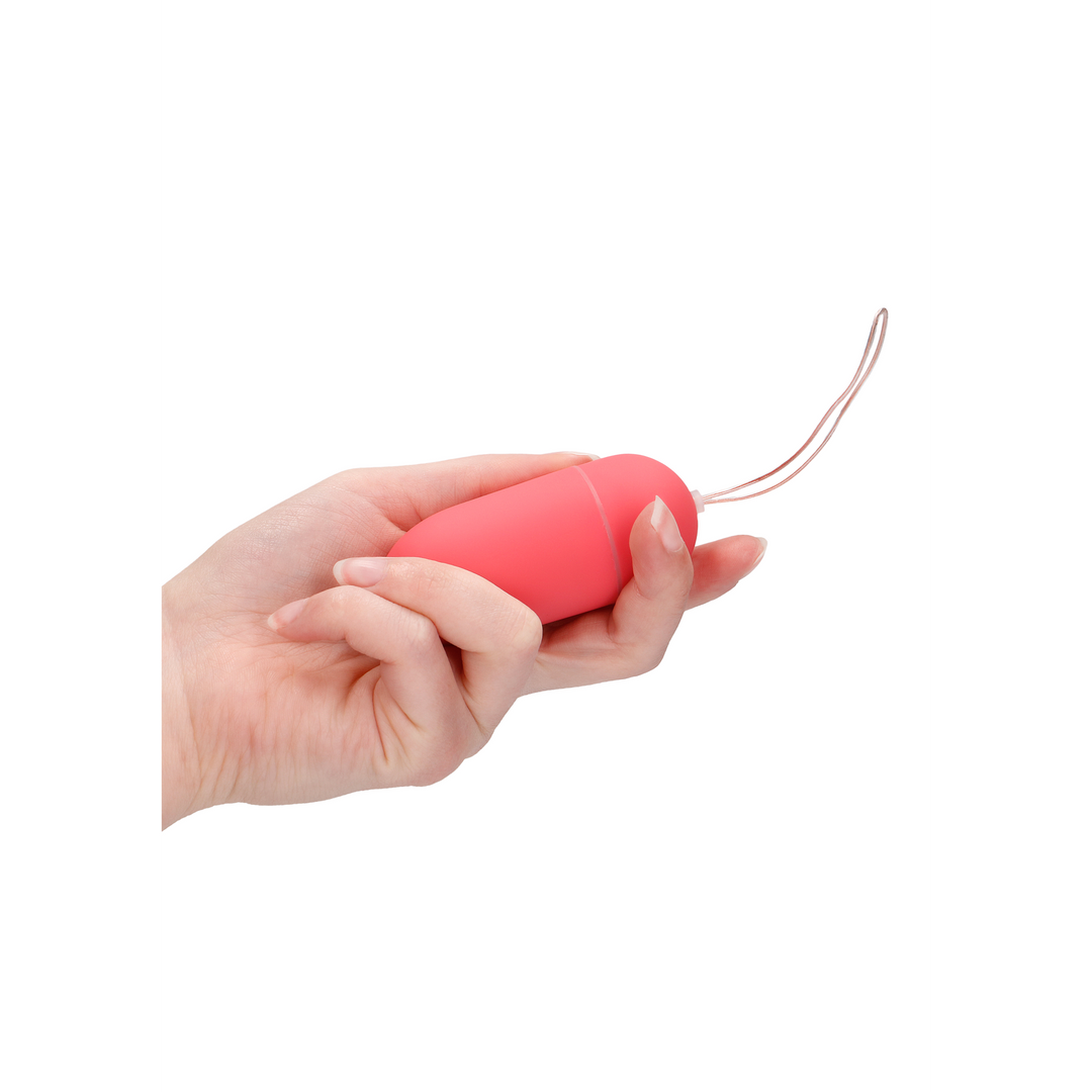 Œuf vibrant avec 10 vitesses et télécommande - L - Rose