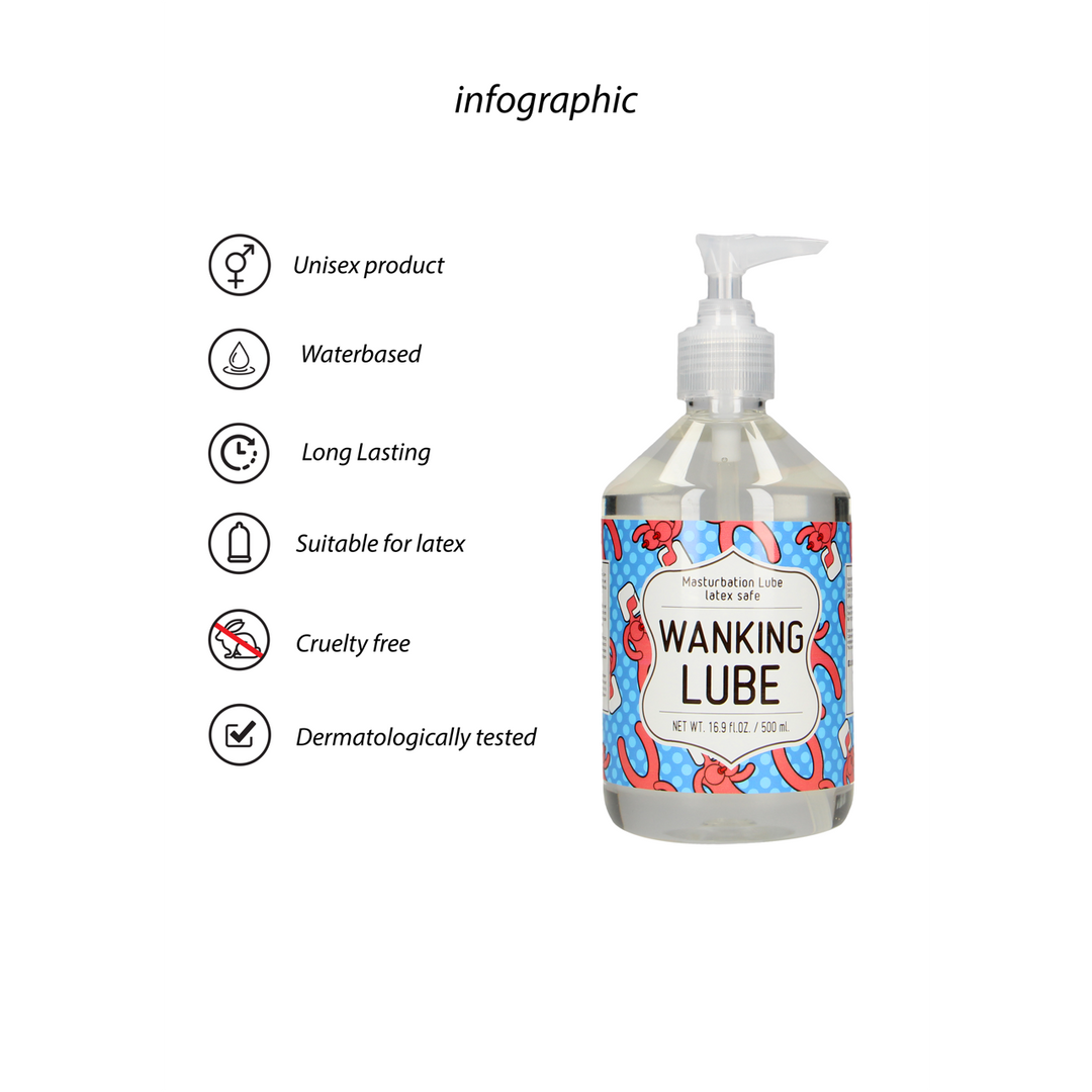 WANKING LUBE - Masturbation Lubricant - 500 ml