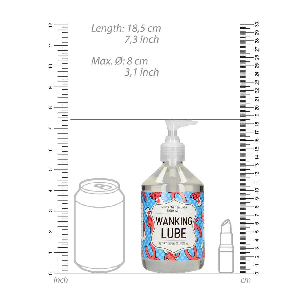 WANKING LUBE - Masturbation Lubricant - 500 ml