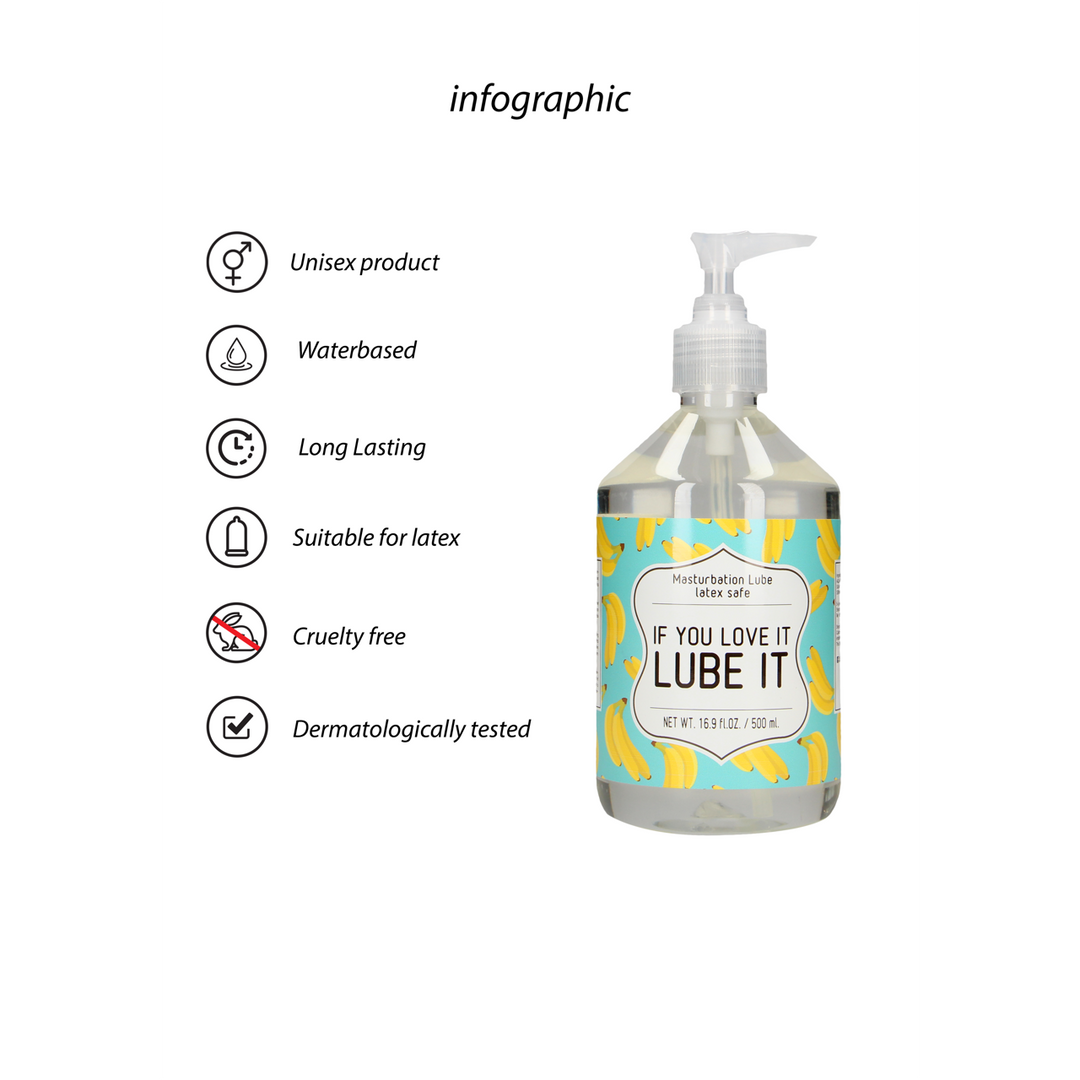 If You Love It. Lube It - Masturbation Lubricant -  500 ml