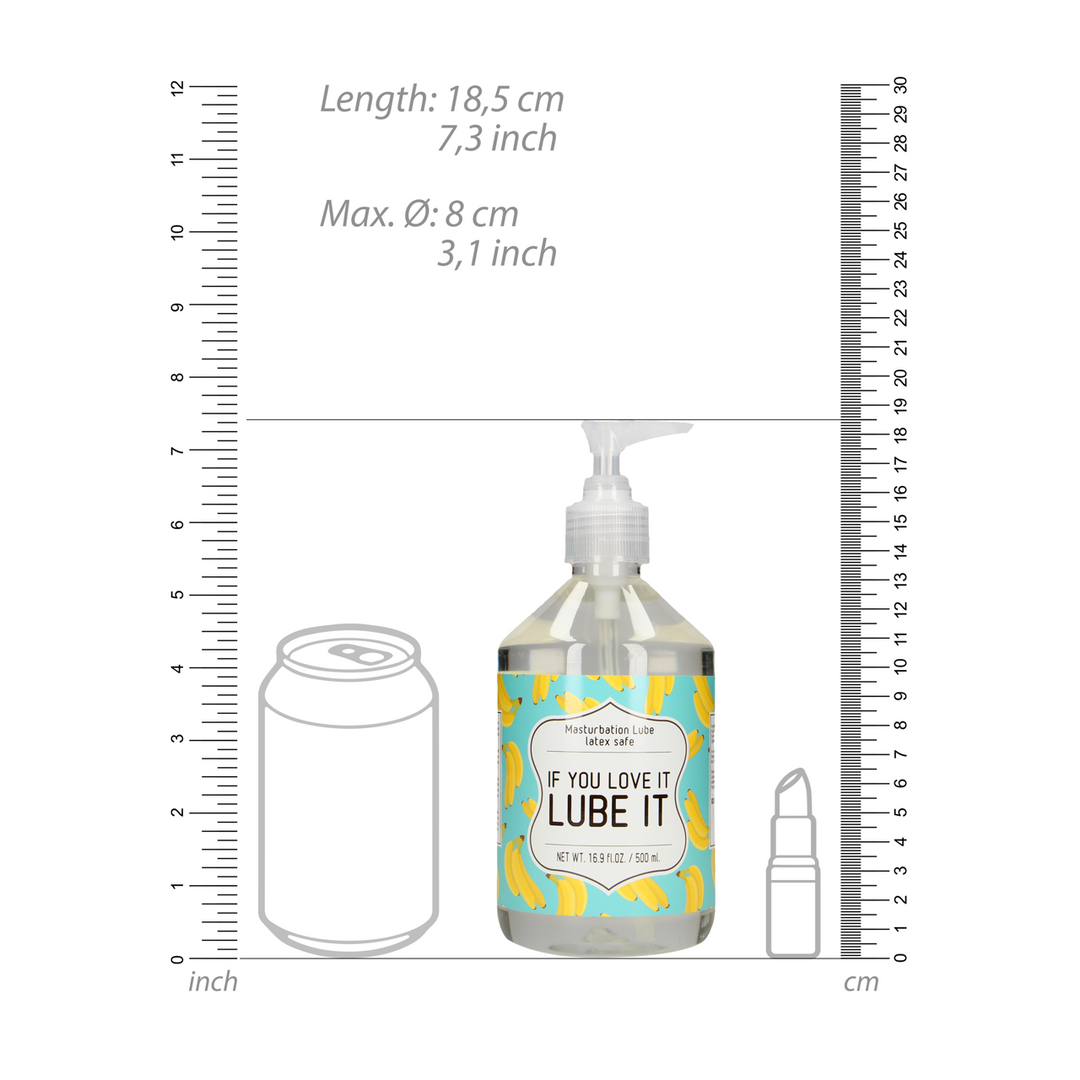 If You Love It. Lube It - Masturbation Lubricant -  500 ml