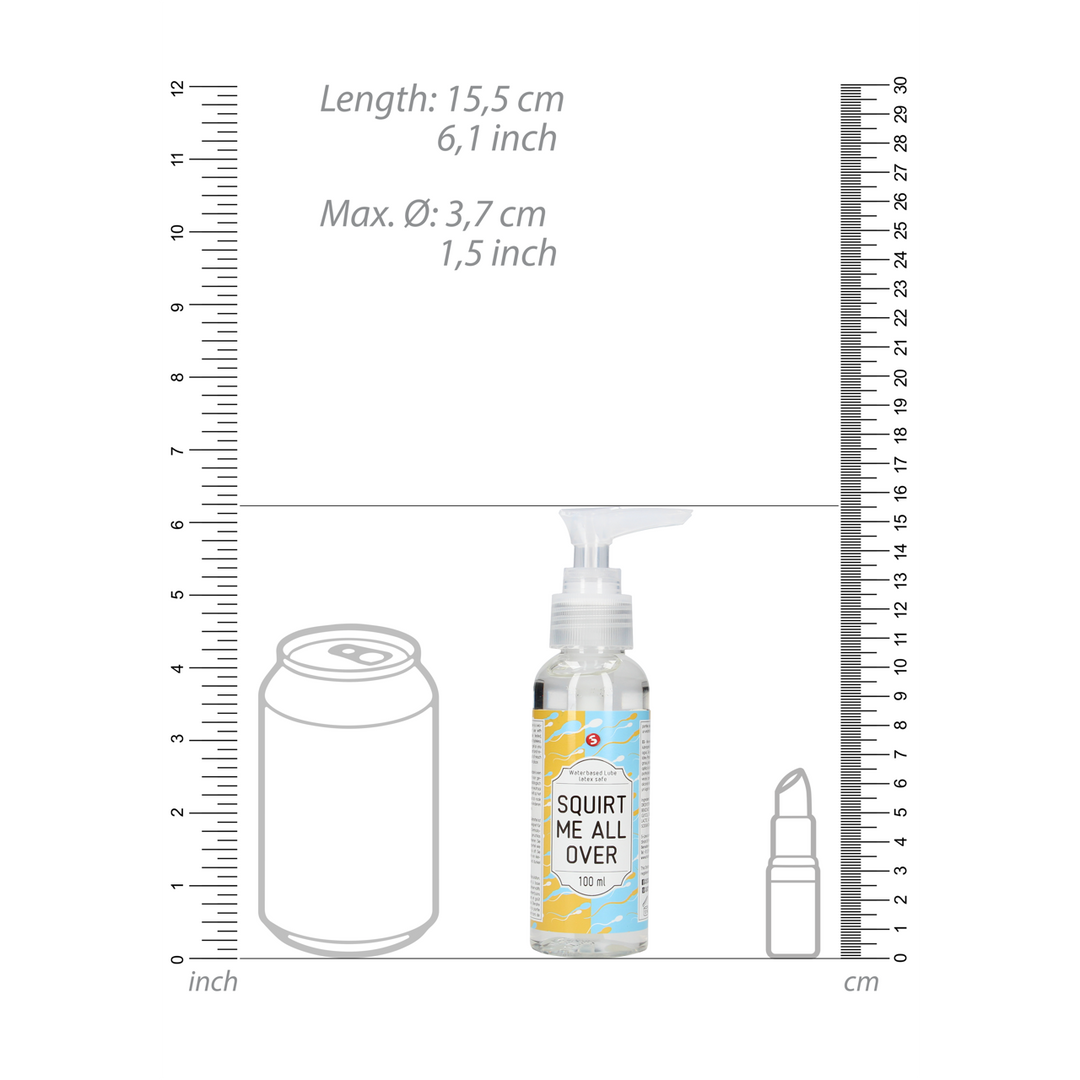 Squirt Me All Over - Lubrifiant à base d'eau - 100 ml