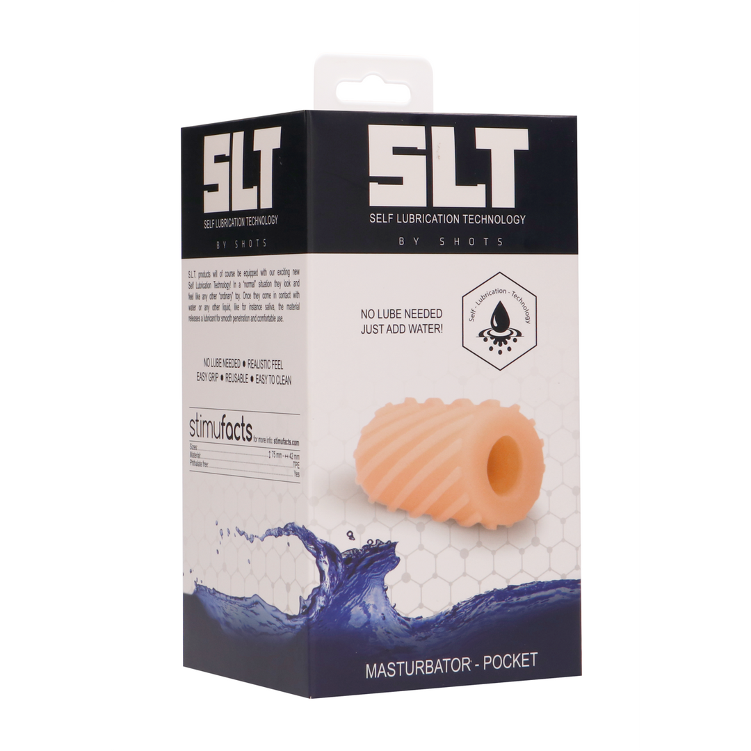 Masturbateur de poche autolubrifiant
