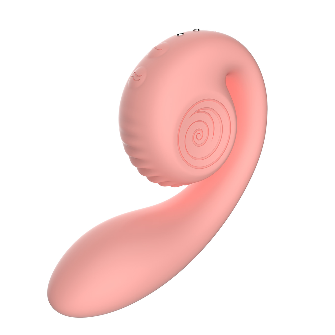 GIZI - Stimulateur double point G - Rose pêche