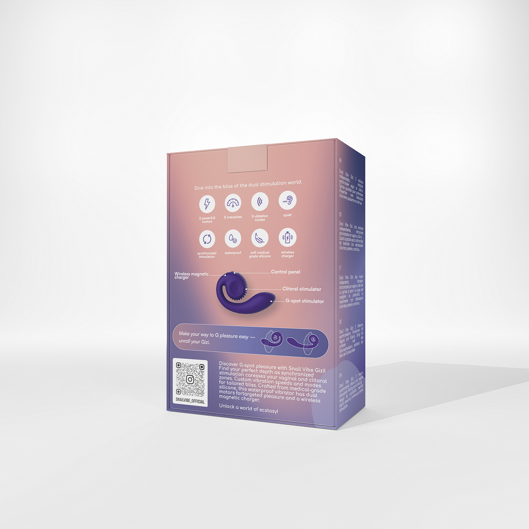 GIZI - Stimulateur Double Point G - Violet