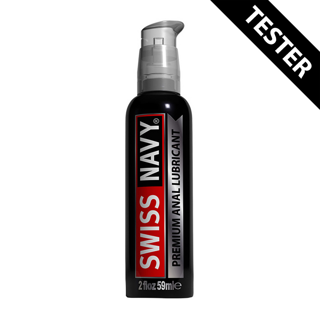 Lubrifiant personnel à base de silicone de qualité supérieure et gel pour le sexe anal pour les couples - 2 fl oz / 59 ml - TESTEUR