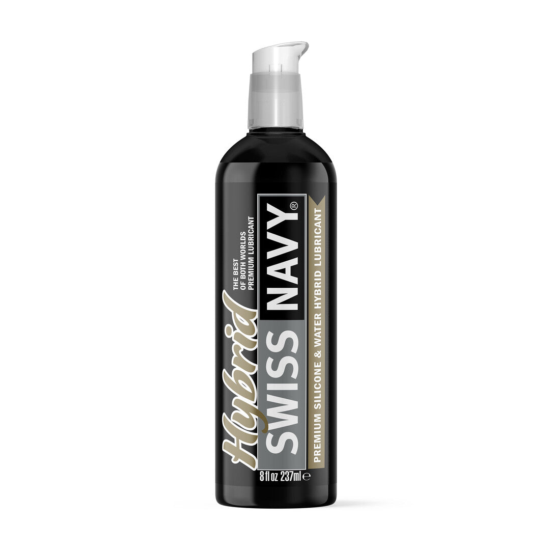 Hybrid - Premium Silicone and Water Hybrid Lubricant - 8 fl oz / 237 ml
