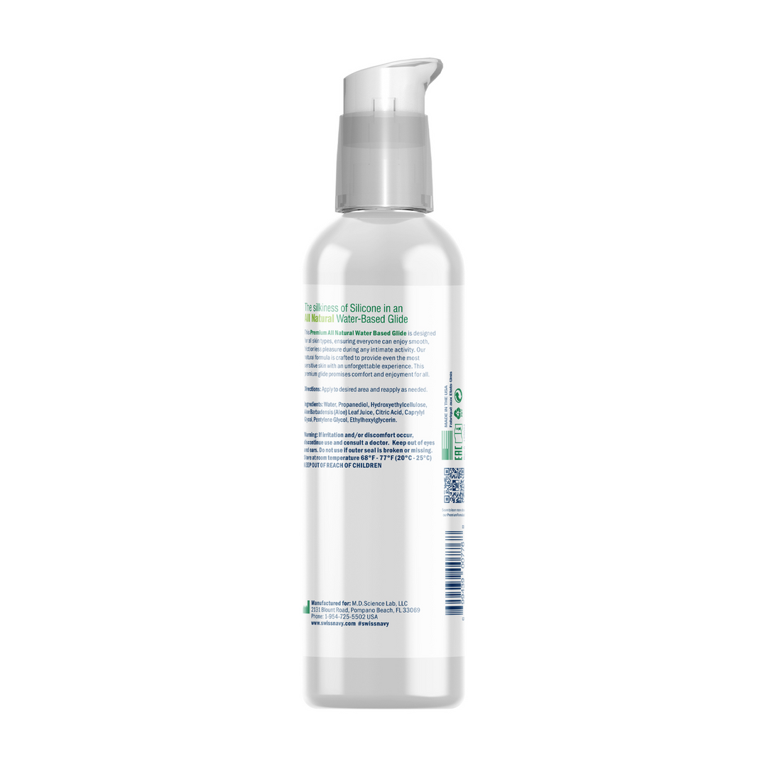 Natural - Premium All Natural Waterbased Lubricant - 4 fl oz / 118 ml