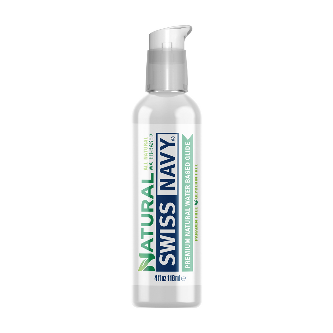 Natural - Premium All Natural Waterbased Lubricant - 4 fl oz / 118 ml