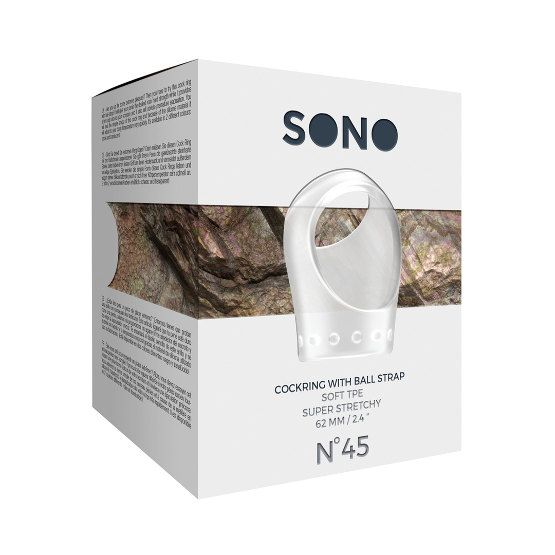 N°45 - Cockring avec sangle testiculaire
