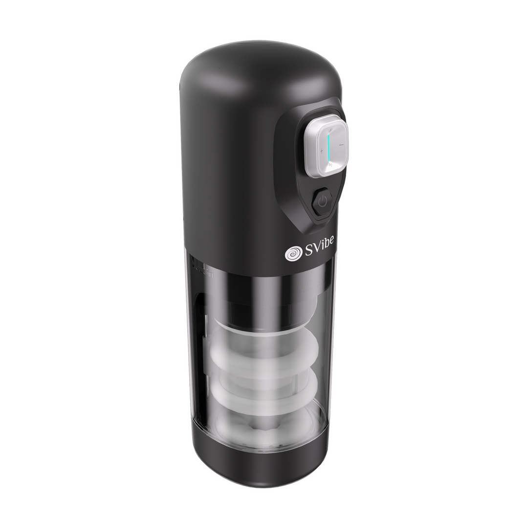 Ikon SPARK - Masturbateur Pénétrant et Rotatif - Transparent