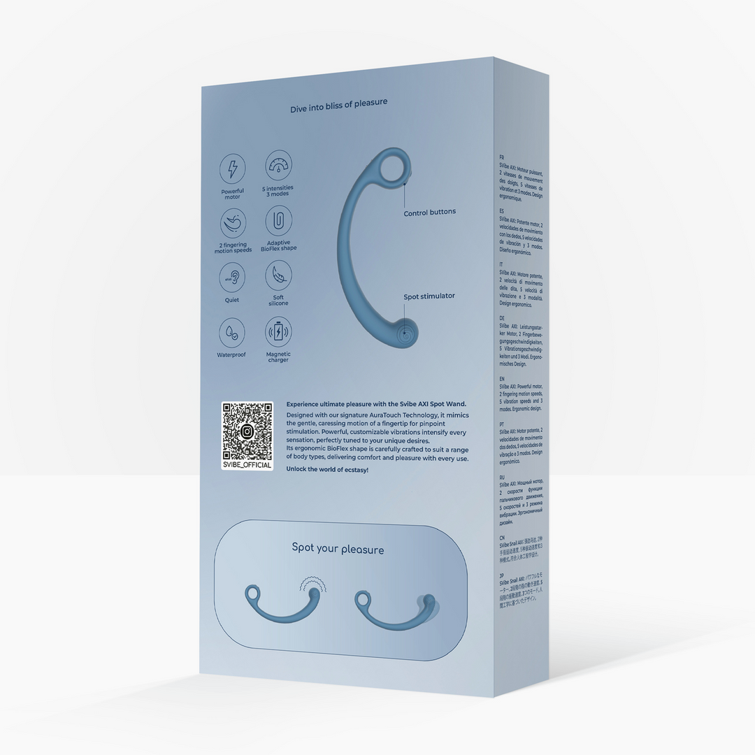 AXI - Spot Wand avec mouvement de doigt - Blue Lagoon