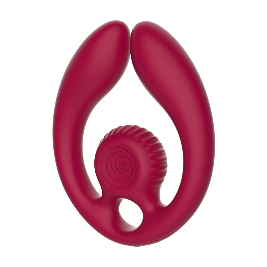 GIZI Duo - Stimulateur Double Couple - Bordeaux