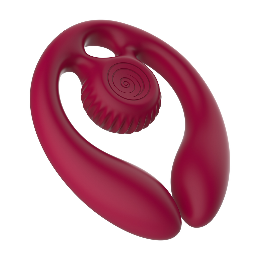GIZI Duo - Stimulateur Double Couple - Bordeaux