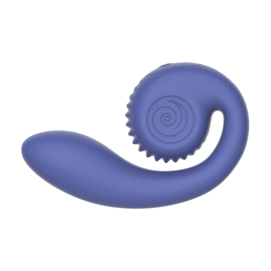 GIZI Lite - Double stimulateur clitoridien et point G - Juicy Blueberry