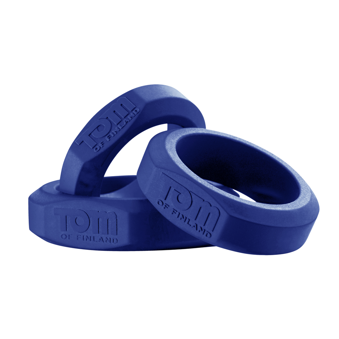 Lot de 3 cockrings en silicone