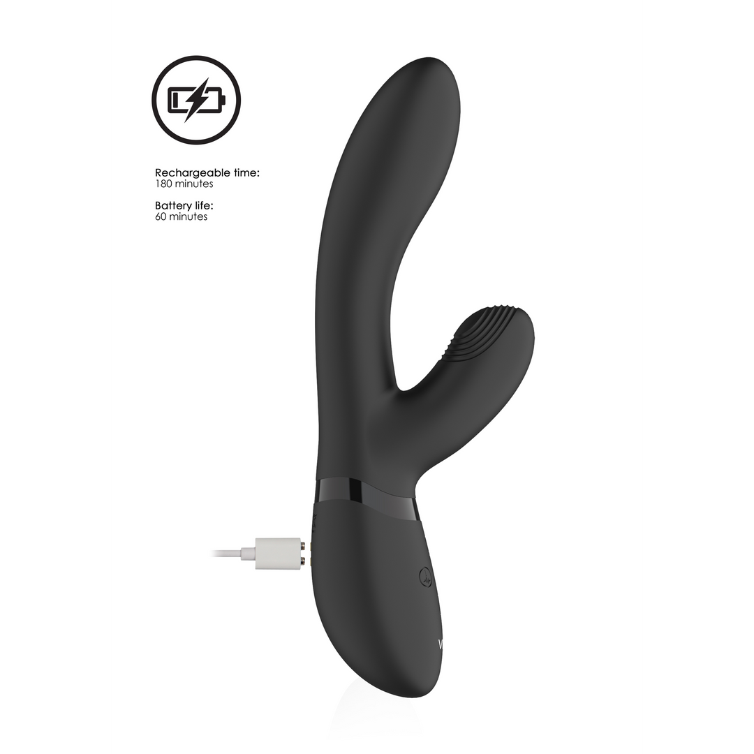 Kyra - Pulse Clitoral Rabbit - Noir