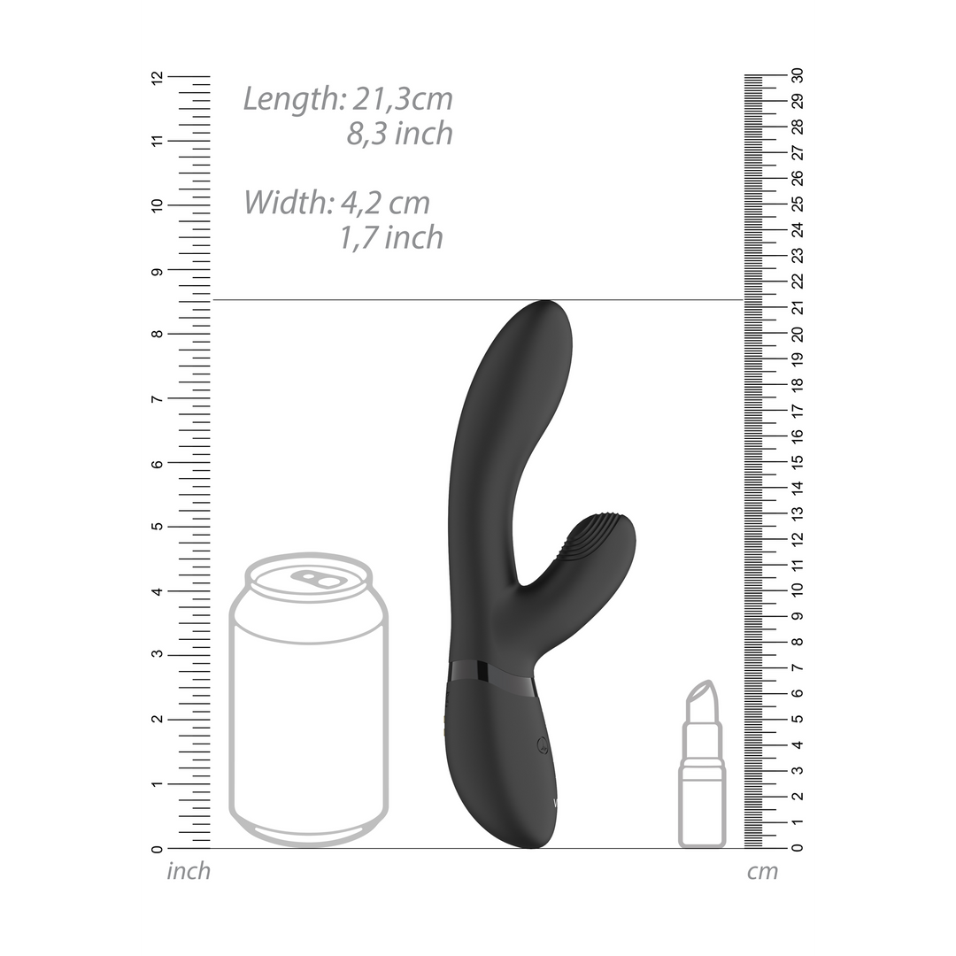 Kyra - Pulse Clitoral Rabbit - Noir