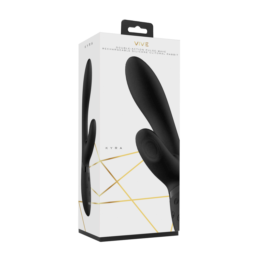 Kyra - Pulse Clitoral Rabbit - Noir