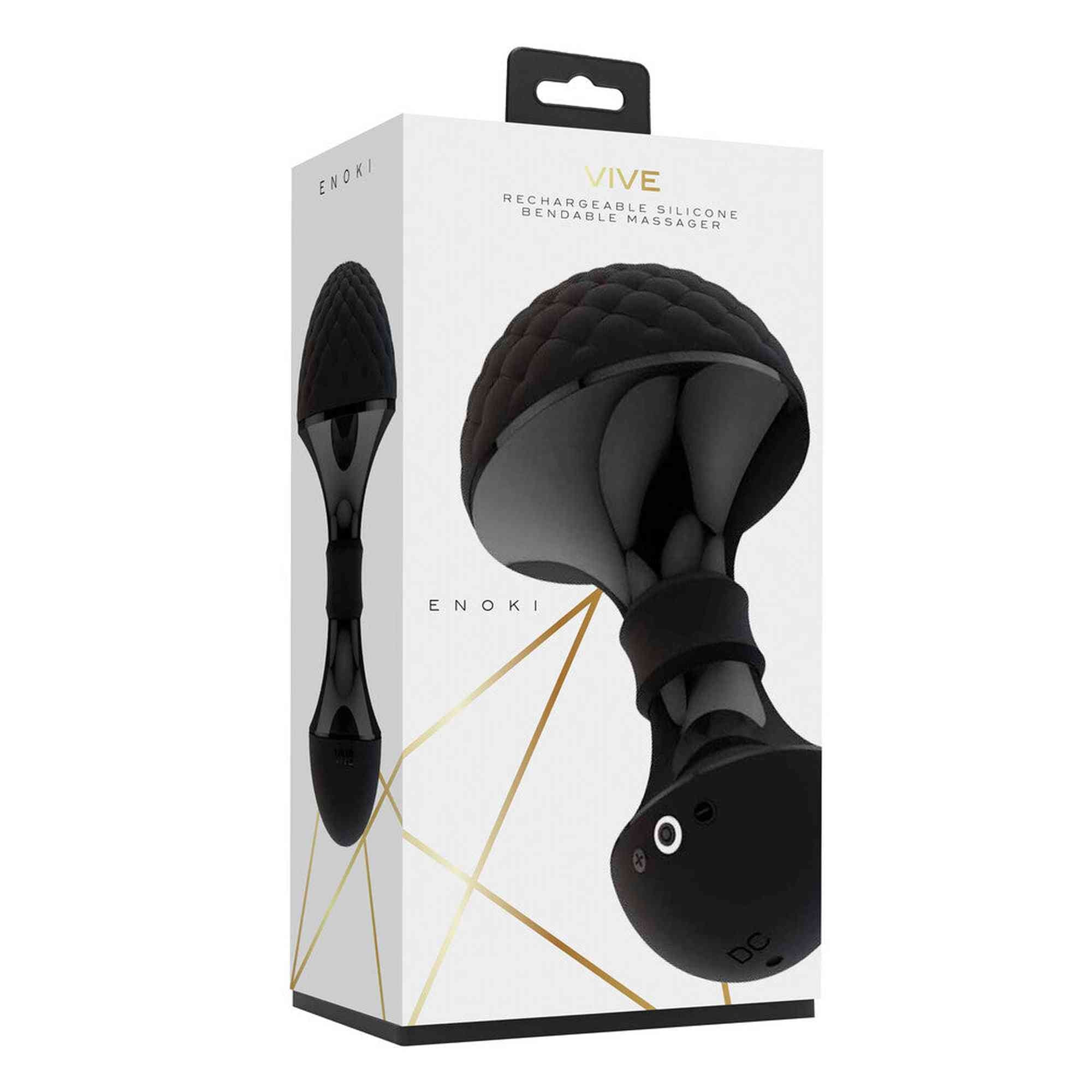 Enoki - Bendable Massager - Black