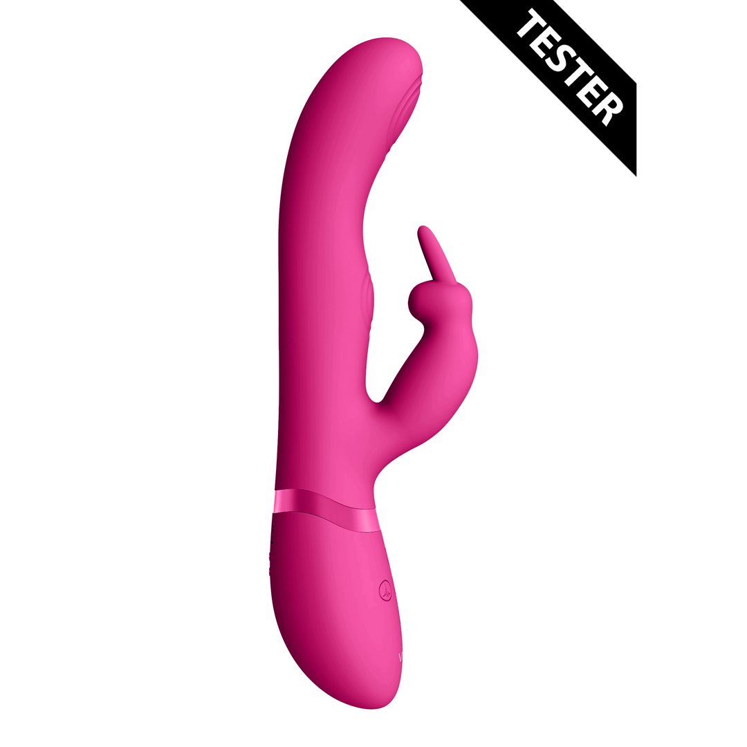 May - Dual Pulse-Wave  Vibrating C-spot  G-Spot Rabbit - Pink - Tester