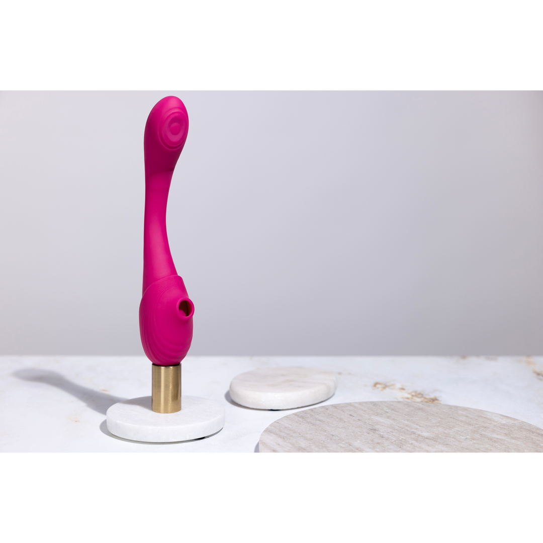 Mirai - Double-Ended Pulse Wave Air Wave Bendable Vibrator