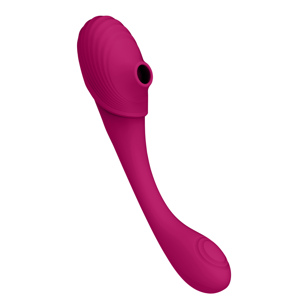 Mirai - Double-Ended Pulse Wave Air Wave Bendable Vibrator
