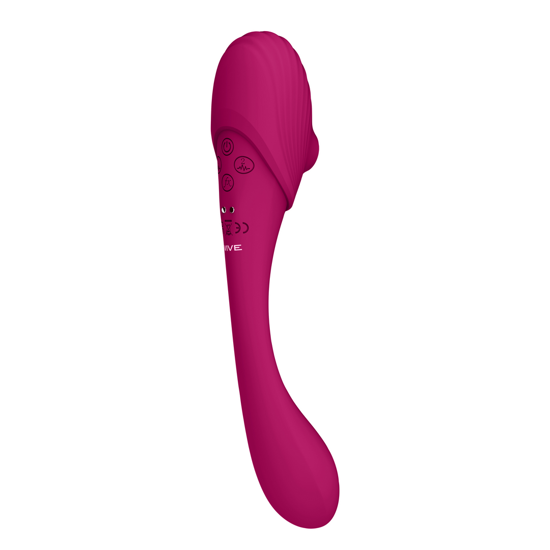 Mirai - Double-Ended Pulse Wave Air Wave Bendable Vibrator