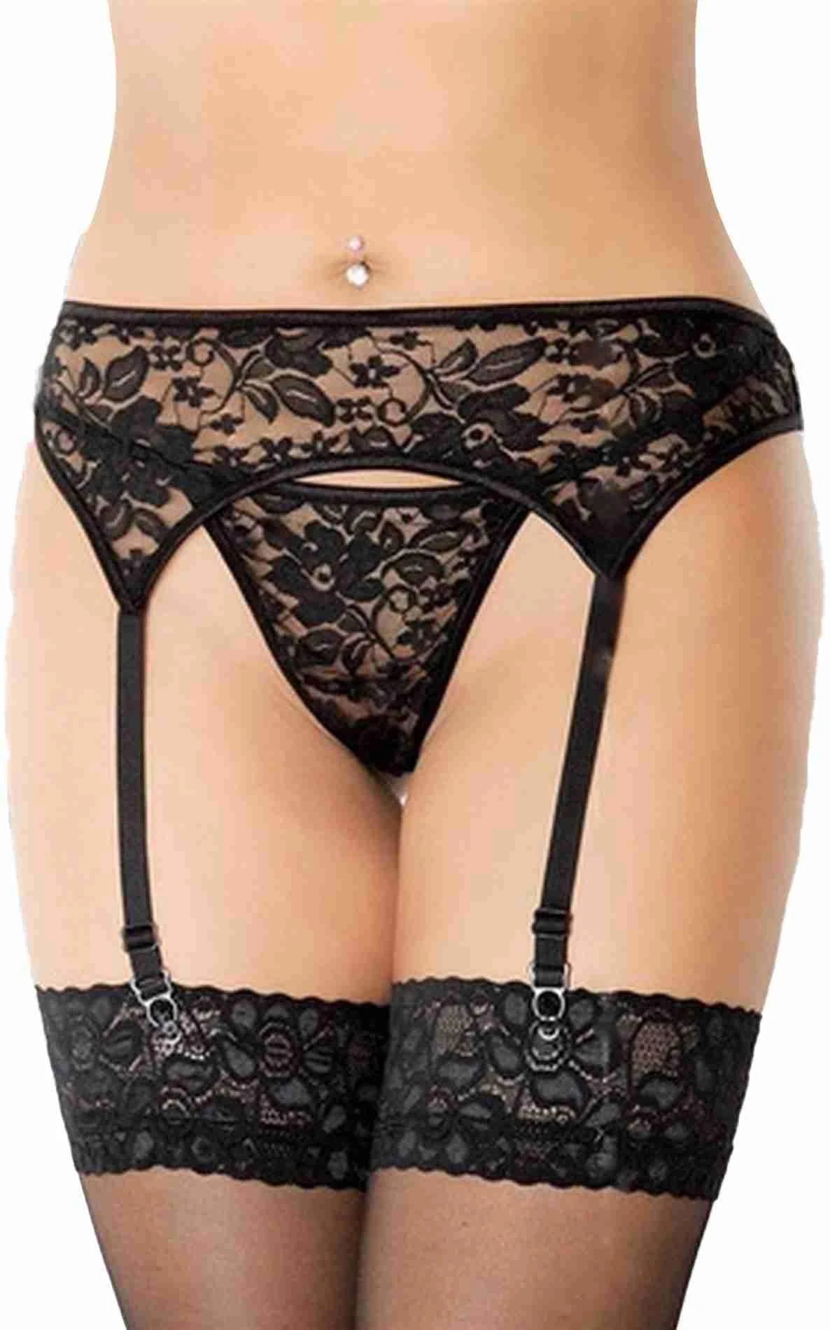 Porte-jarretelles 3310 - noir S/M