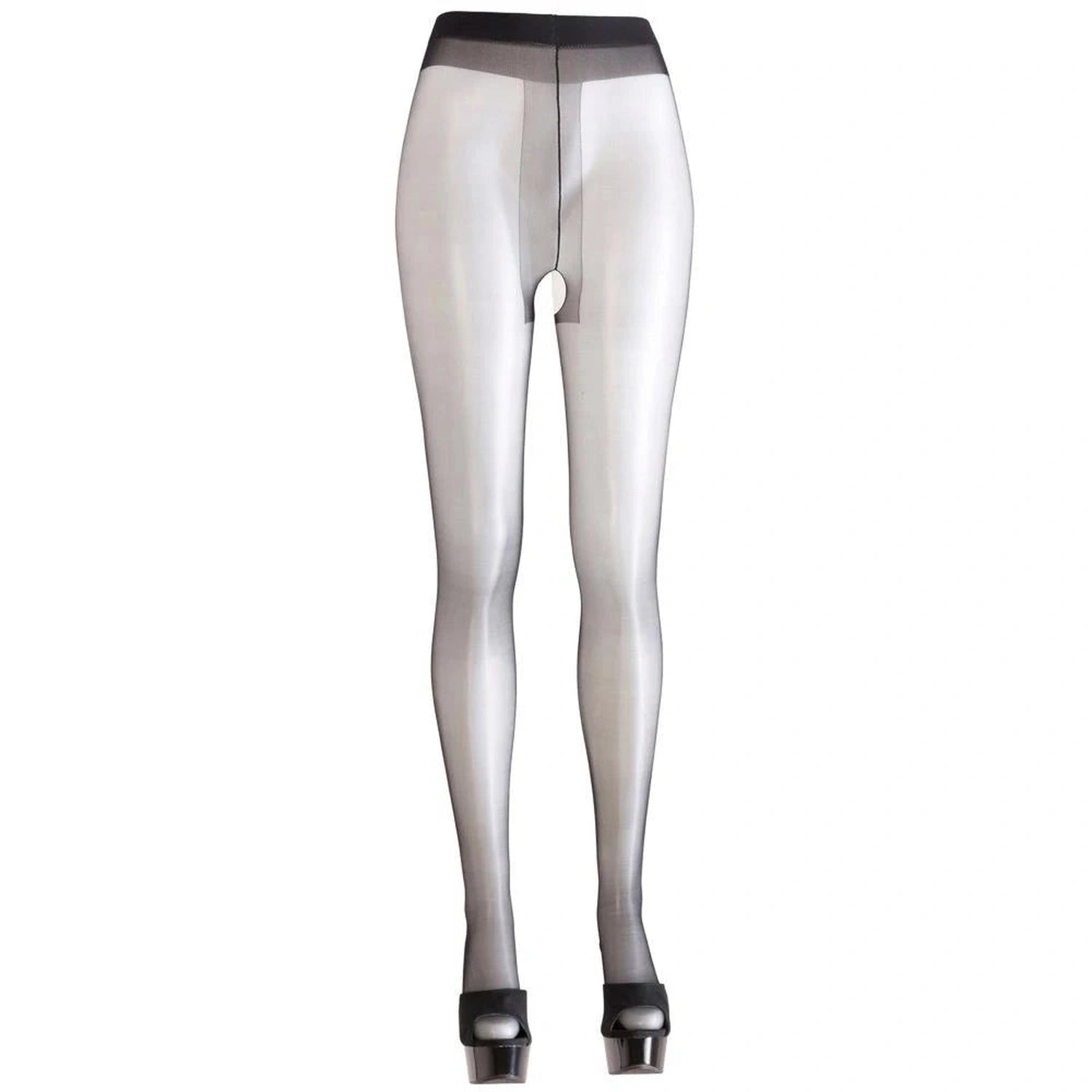Collant ouvert noir 5