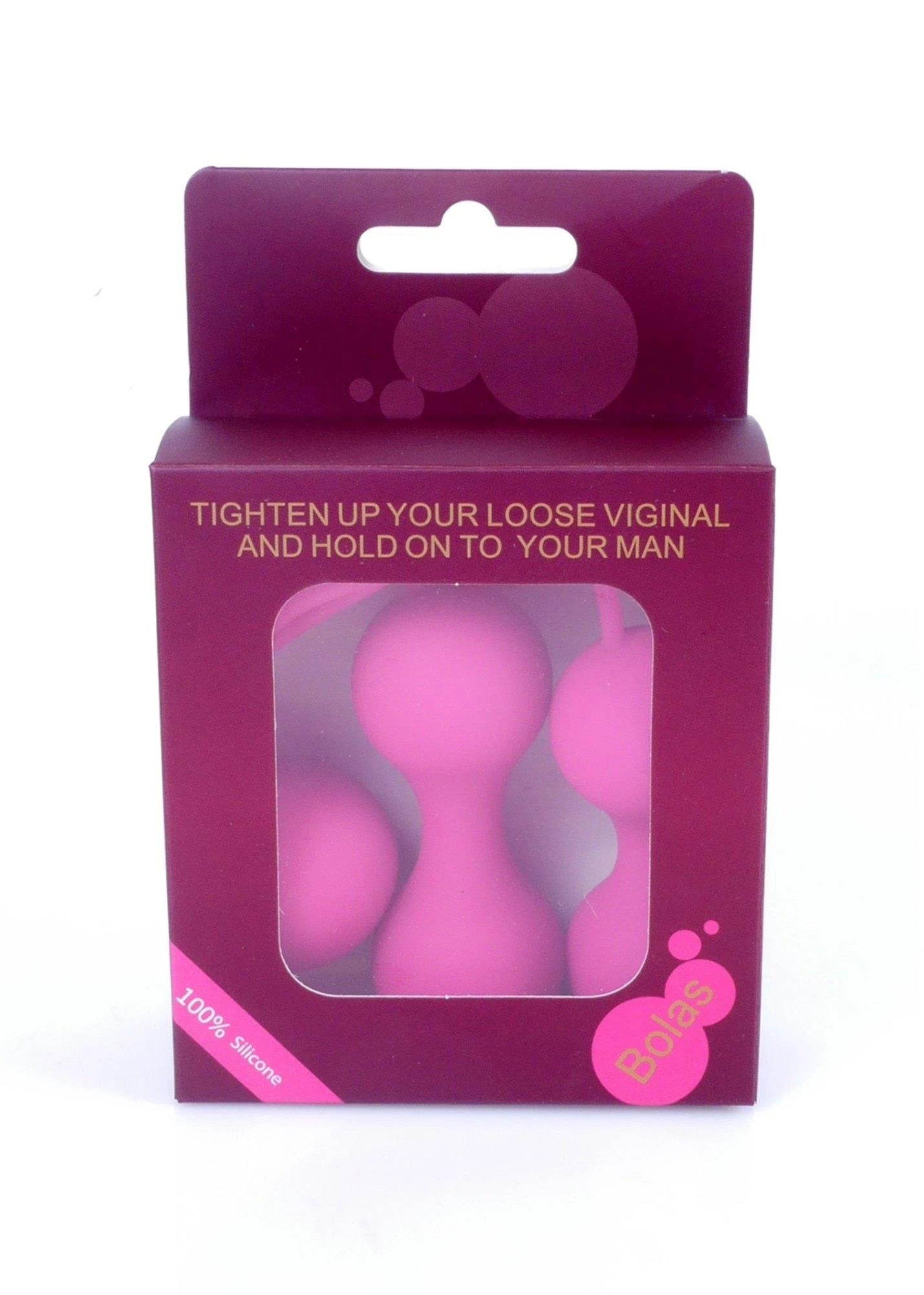 Silicone Kegal Balls Set - Pink