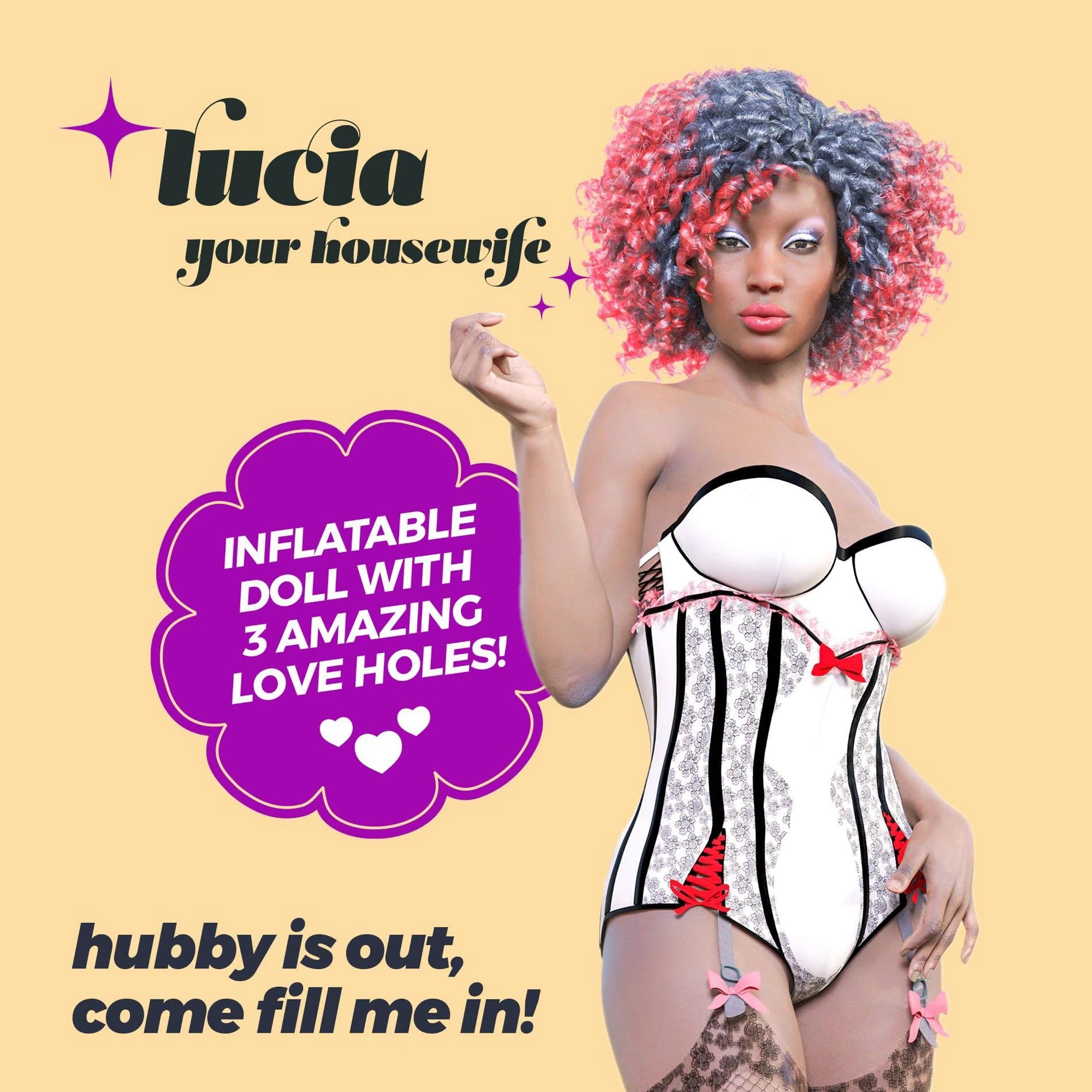 Lucia The Housewife - Inflatable Doll