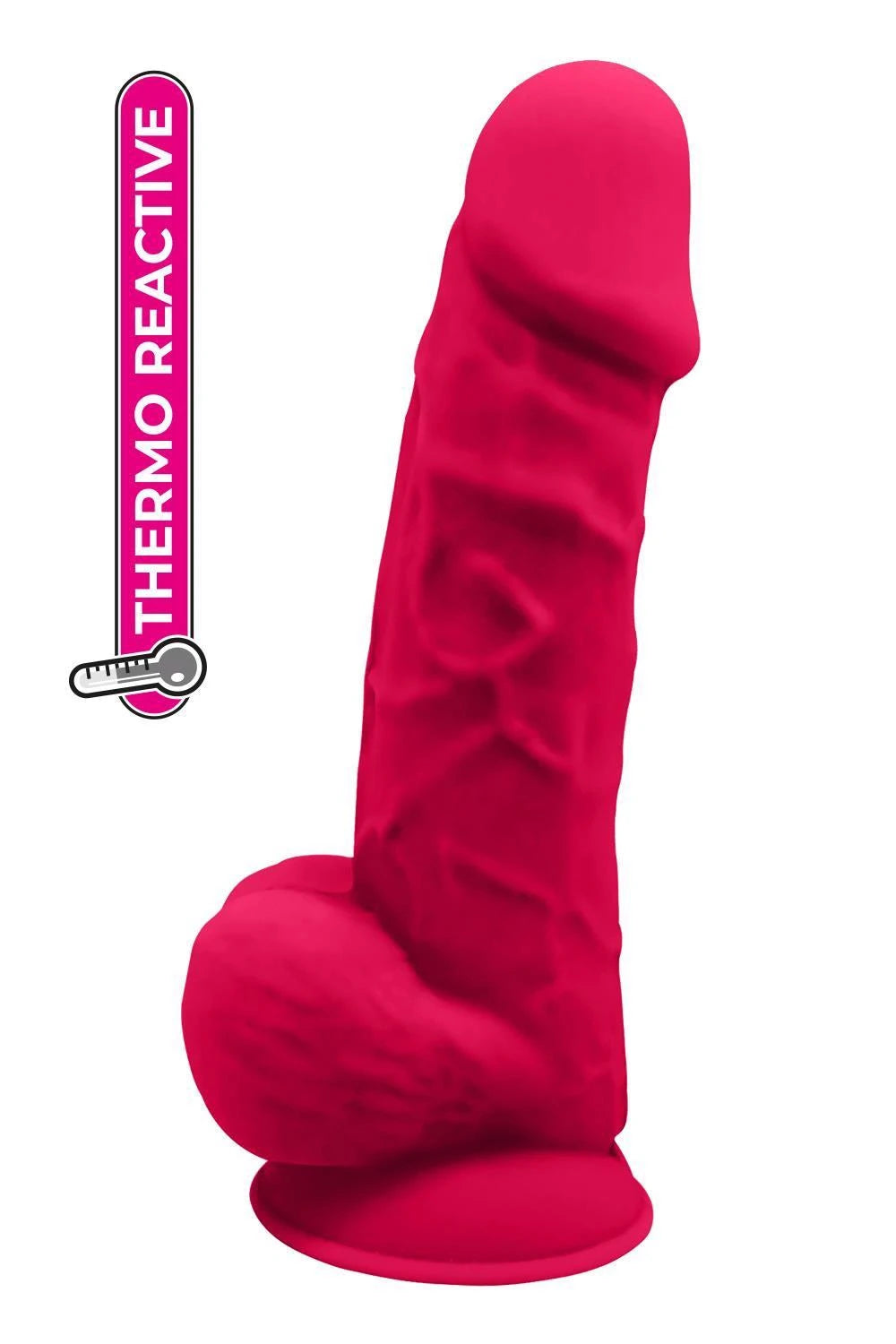GODEMICHET REAL LOVE AVEC BOULES 8.5 POUCES FUCHSIA