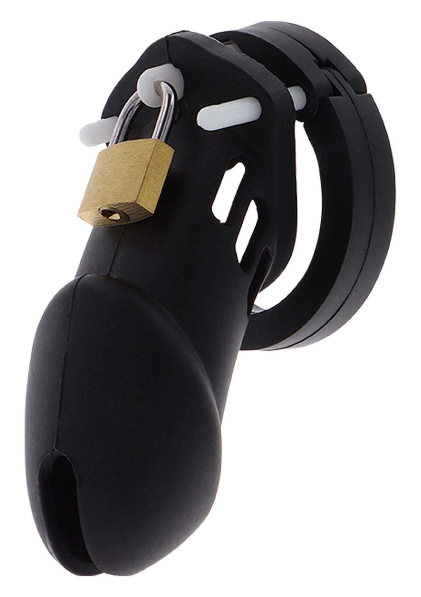 Chasteté Cock Cage Silicone L Noir