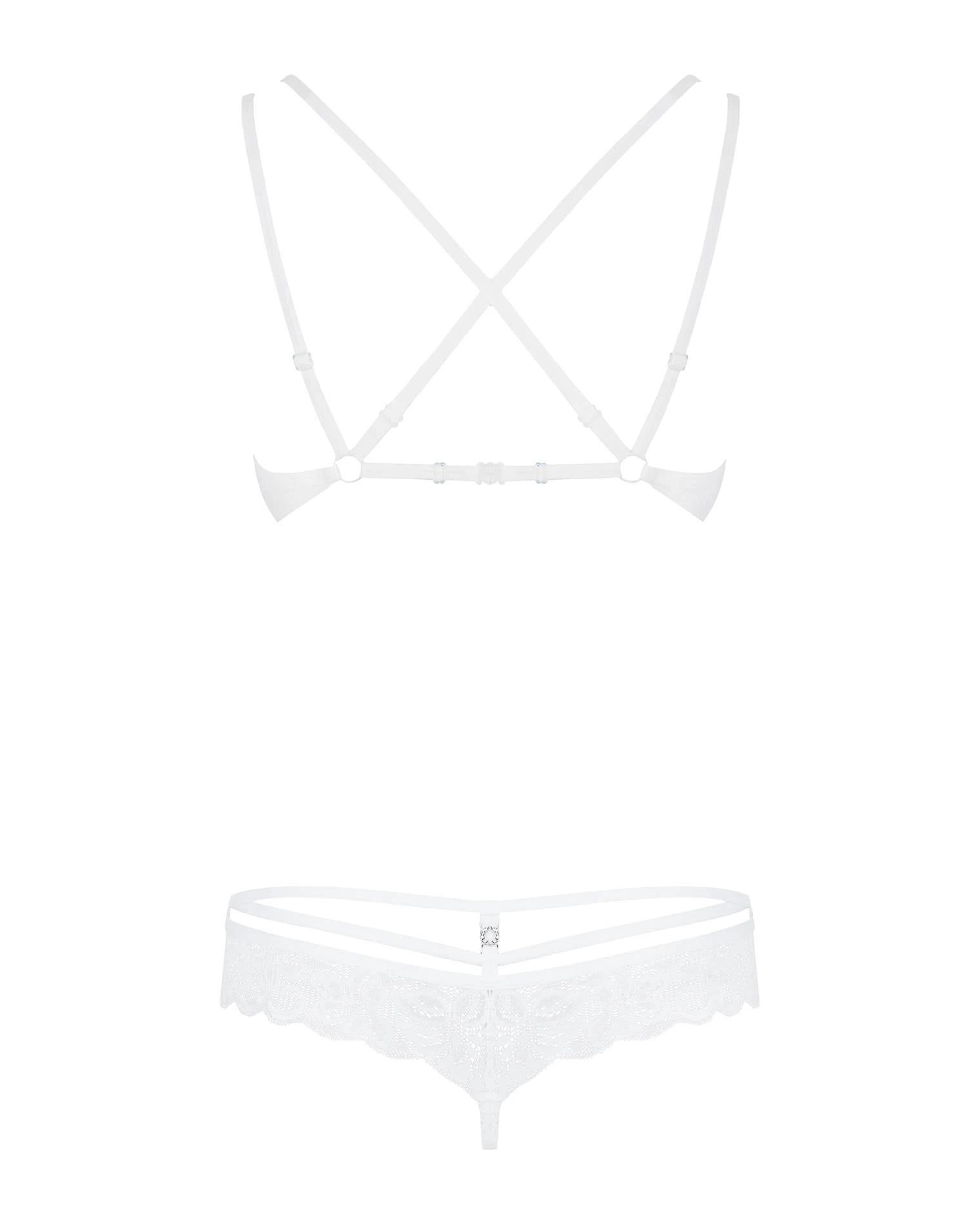 Lingerie-860-SET-2 2-piece set white L/XL